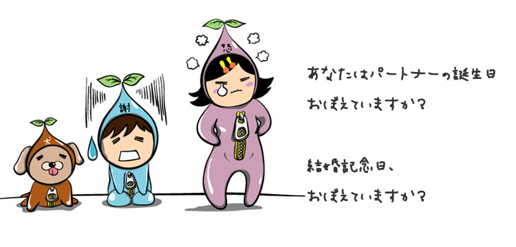 パートナーの誕生日を忘れて揉めている様子